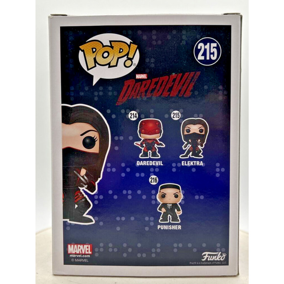 Funko Pop! Marvel Daredevil Elektra #215 F24 - Picture 3 of 6